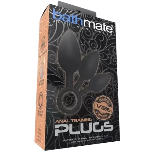 Набір анальних пробок Bathmate Anal Training Plugs: Наявність вібрації  немає