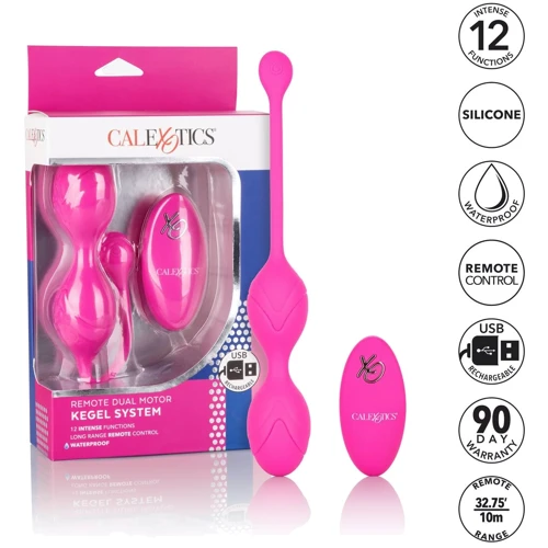 CalExotics Remote Dual Motor Kegel System вагінальні кульки з дистанційним управлінням фото 12