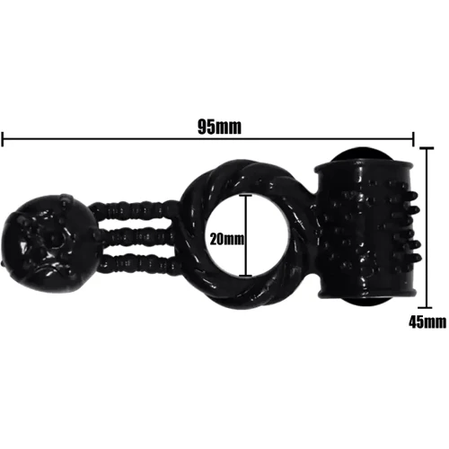 Эрекционное вибро кольцо с стимулятором клитора BAILE Sweet Vibration Ring, BI-014080-1: Производитель LYBAILE
