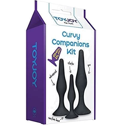 Набір анальних пробок Curvy Companions Kit 3Pcs: Тип Анальні пробки