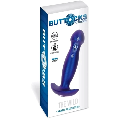 Анальная вибропробка Toy Joy Pulse Vibr Plug (синий): Тип Анальные пробки