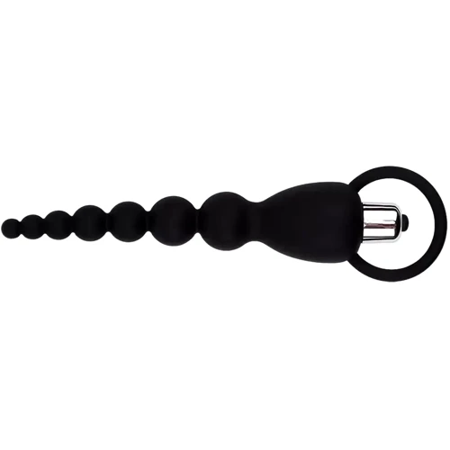 Анальний ланцюжок Chica Black Mont - Elite Power Beads: Наявність вібрації  Есть
