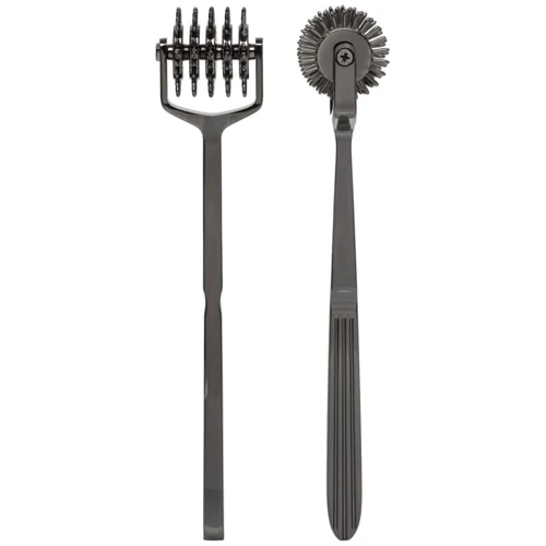 Колесо Вартенберга игольчатое на 5 рядов зубцов Doc Johnson Kink- Spike - Solid Metal Pinwheel - 5 W