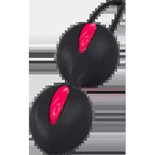 Вагінальні кульки Fun Factory SMARTBALLS DUO raspberry - black: Кількість кульок 2
