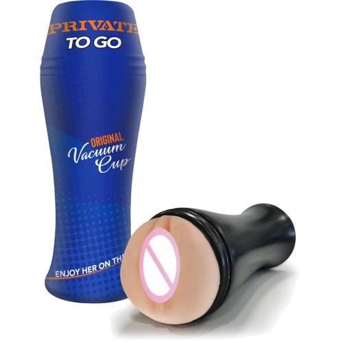 Вакуумний мастурбатор вагіна Private Original Vacuum Cup To Go