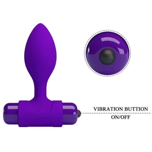 Силиконовая вибропробка Pretty Love Vibro but plag, BI-040077-1 фото 8