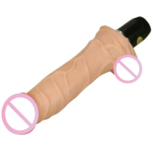 Реалистичный вибратор LOVETOY Reel Feel Flexi Vibrator Flesh 9" (телесный): Тип управления Поворотное реле