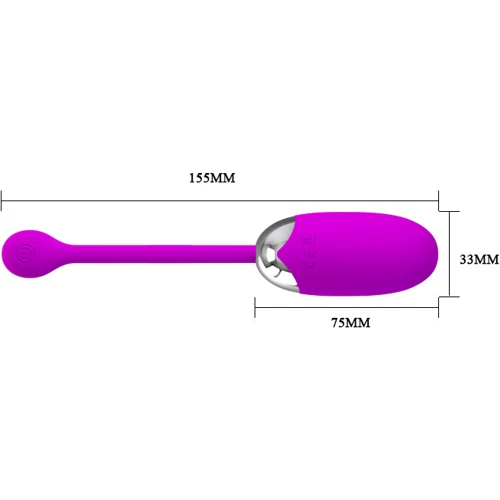 Віброяйце Pretty Love Brook vibrating Egg: Тип і форма Виброяйцо