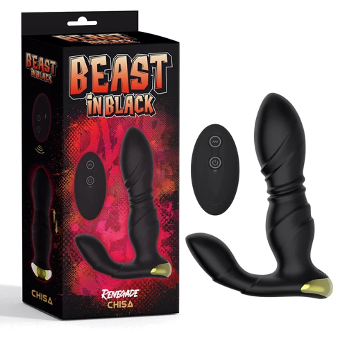 Вибростимулятор простаты с толчками Chisa Beast in Black Renegade: Для кого Унисекс