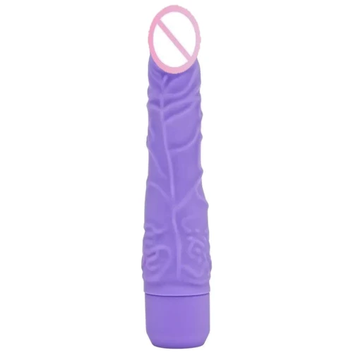 Силиконовый вибратор Classic Slim, 21x4 см, фиолетовый: Назначение Вагинальные