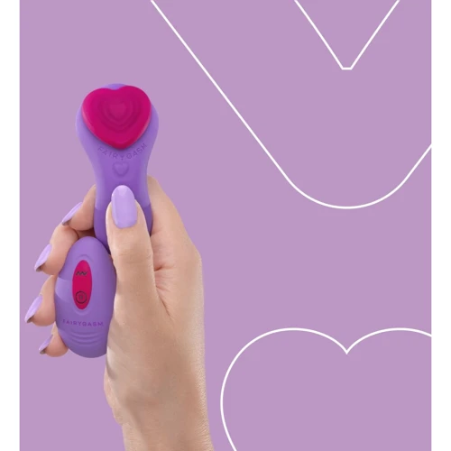 Вибромассажер FairyGasm HeartGem violet: Тип и форма Вибромассажер