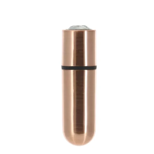Вібропуля PowerBullet - First-Class Bullet 2.5" з Key Chain Pouch, Rose Gold