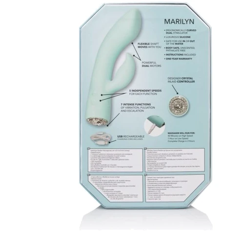 Calexotics Pave Marilyn вибромассажер 12x3.7 см фото 7