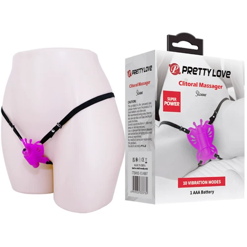 Вибратор-бабочка Pretty Love Clitoral Massager Sloane Purple: Для кого Для женщин