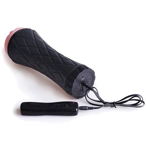 Вагина - мастурбатор с вибрацией Boss Series: Vibrating Vagina cyber skin - Latarka, BS6000025: Диаметр, см 9.3