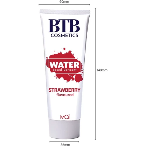Змазка на водній основі MAI BTB FLAVORED STRAWBERRY з ароматом полуниці (100 мл): Для кого Унисекс