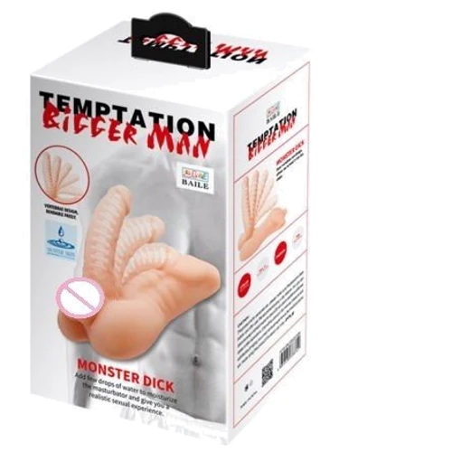 Фалоімітатор BAILE TEMPTATION BIGGER MAN - MONSTER DICK, BW-008107GK: Наявність вібрації  Нет