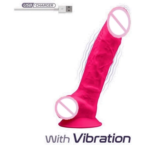 Фаллоимитатор с вибрацией SilexD Vetus Vibro Pink (MODEL 1 size 8in): Тип Реалистичные