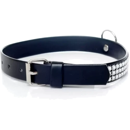 Ошейник с кристаллами Fetish Boss Series - Collar with crystals Silver (BS3300099): Производитель Fetish Boss Series