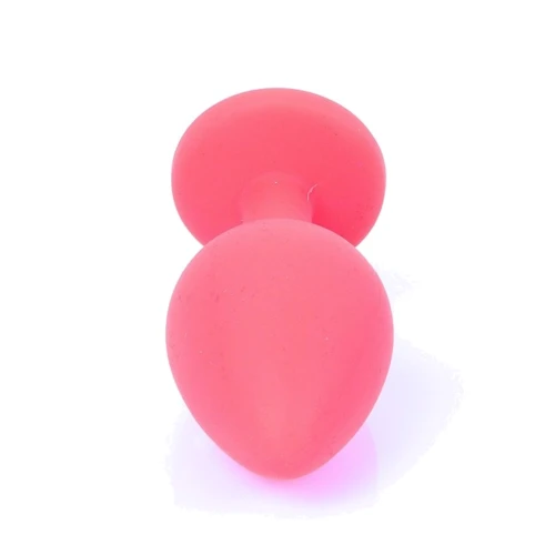 Анальная пробка с кристаллом Boss Series Exclusivity Jewellery Silicon Plug S: Особенности С кристаллами