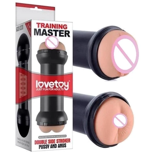 Мастурбатор LoveToy Traning Master Double Side Stroker Pussy and Anus: Для кого Для мужчин