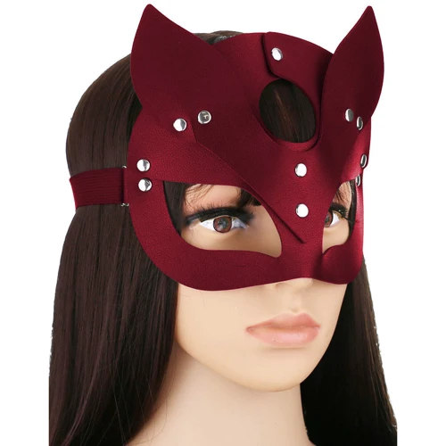 Маска Кошки NDS 4101 Burgundy (22251): Цвет бордовый