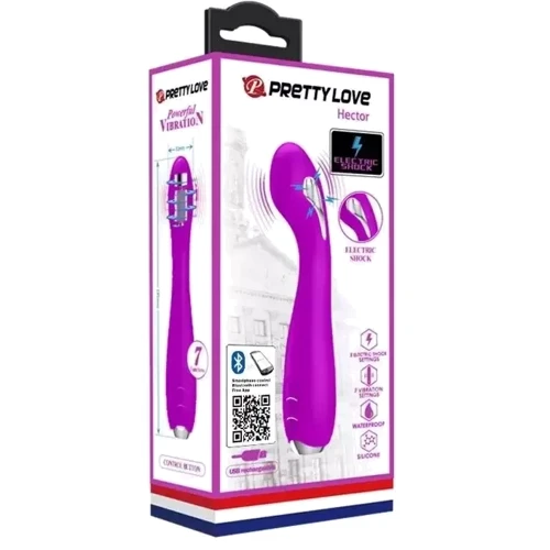 Смарт вібратор Pretty Love APP - HECTOR G-SPOT VIBRATOR з електростимуляцією, BI-014765HP