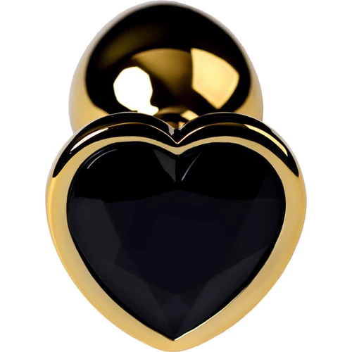 Анальная пробка с кристаллом Metal By Toyfa Gold anal plug Tourmaline: Материал Медицинский металл