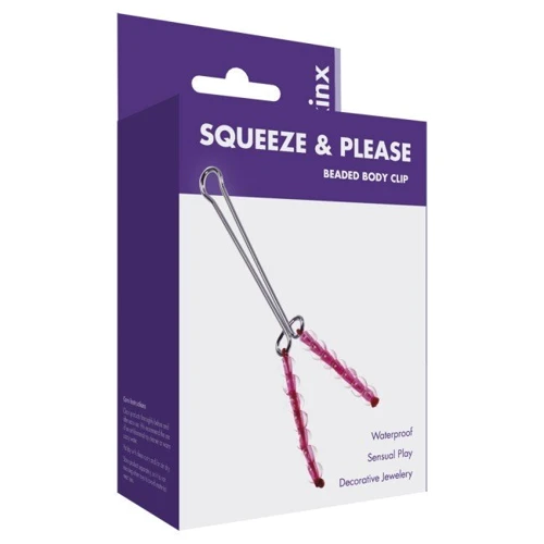 Зажим для клитора Squeeze n Please Beaded Clit Clip: Производитель Kinx