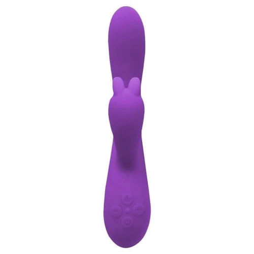 Вібратор-кролик Wooomy Gili-Gili Vibrator with Heat Purple: Тип і форма Кролик