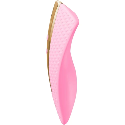 Кліторальний вібратор Shunga Obi Light Pink: Тип управління кнопкове