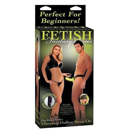Фаллопротез светящийся с вибратором Fetish Fantasy Vibrating Hollow, 16х4 см: Тип Реалистичные