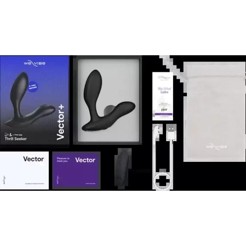 Масcажер простаты We-Vibe Vector+ Midnight black фото 9