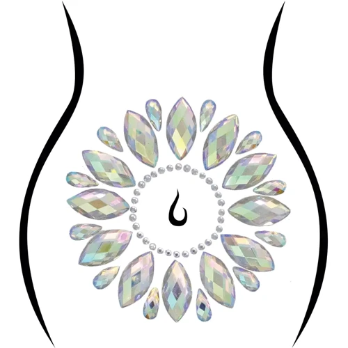 Наклейка із прикрасою Leg Avenue Fluer body jewels sticker: Для кого Унисекс