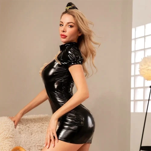 Эротический костюм стюардессы JSY 8210 One Size: Декор Кружево