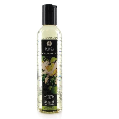 Органічне масажне масло Shunga ORGANICA - Exotic green tea (250 мл)