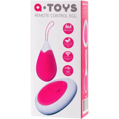 Виброяйцо Toyfa A-Toys Remote Control Egg Pink: Длина, см 6