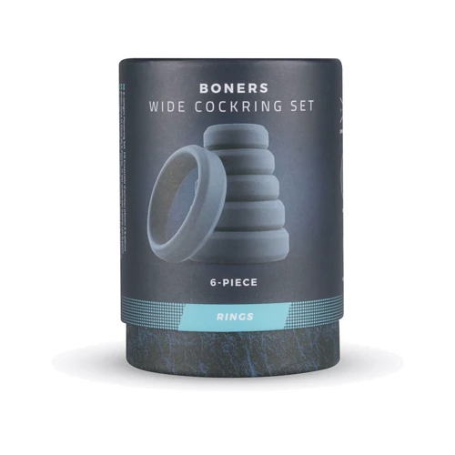 Набор эрекционных колец Boners 6-Piece Cock Ring Set фото 3