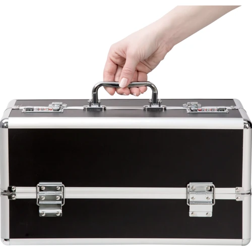 Кейс для зберігання секс-іграшок BMS Factory PowerBullet - Large Lokable Vibrator Case Black фото 5