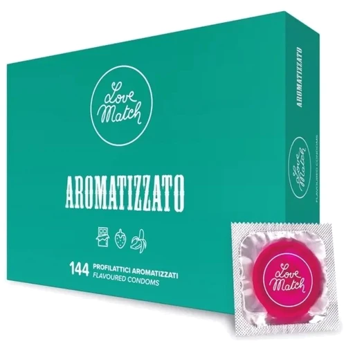 Цветные ароматизированные презервативы Love Match - Arromatizato, №144