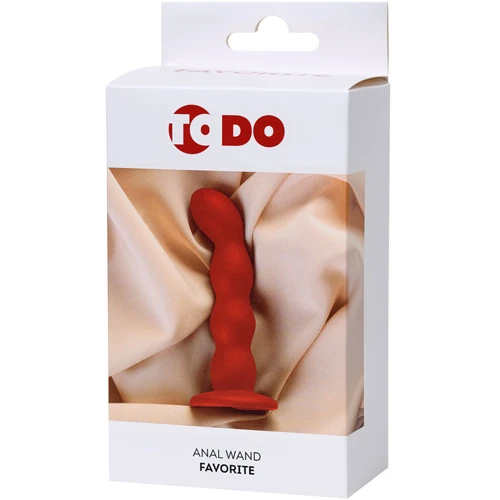 Анальний затор Toyfa ToDo Anal Wand Favorite Red фото 6