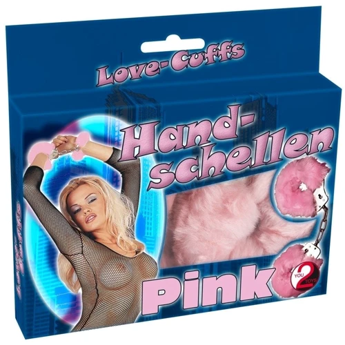 Наручники Handschellen Love Cuffs (розовые): Цвет розовый