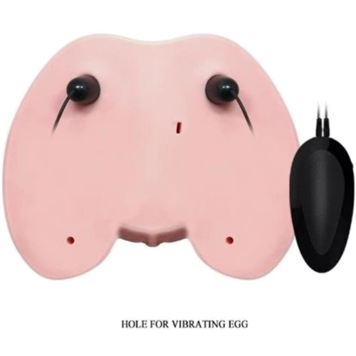 Мастурбатор LYBAILE Crazy Bull Masturbator Realistic Vagina and Ass Vibrating Flesh: Материал TPR (термопластичная резина)