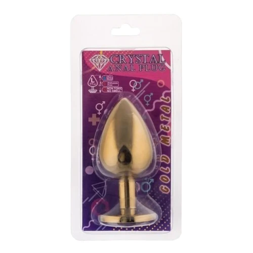 Анальная пробка CRYSTAL Gold Tourmalin, L: Для кого Унисекс