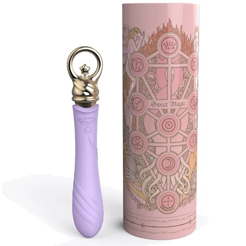 Вибратор для точки G с подогревом Zalo Sweet Magic - Courage Fantasy Violet: Тип и форма Вибромассажер