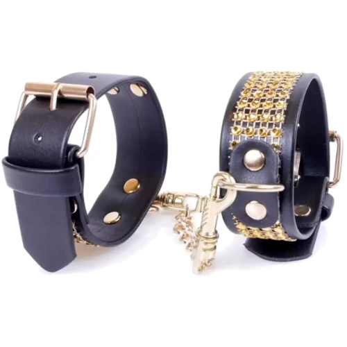 Наручники с кристаллами Fetish Boss Series - Handcuffs with cristals Gold (BS3300095): Производитель Fetish Boss Series