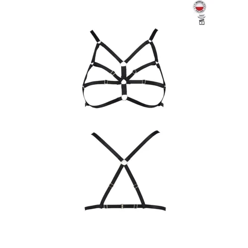 Бюстгальтер-стрепы ARMANDA BRA black L/XL - Passion Exclusive: Для кого Для женщин