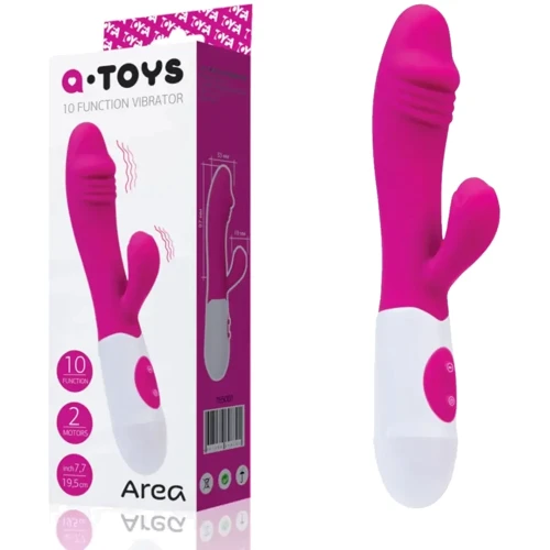 Вибратор с клиторальным отростком Toyfa A-Toys Area (розовый): Назначение Для точки ДЖИ