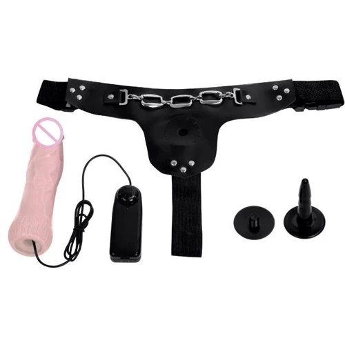 Страпон с вибрацией LYBAILE Baile Jessica Belt Strap On Flesh: Тип Реалистичные