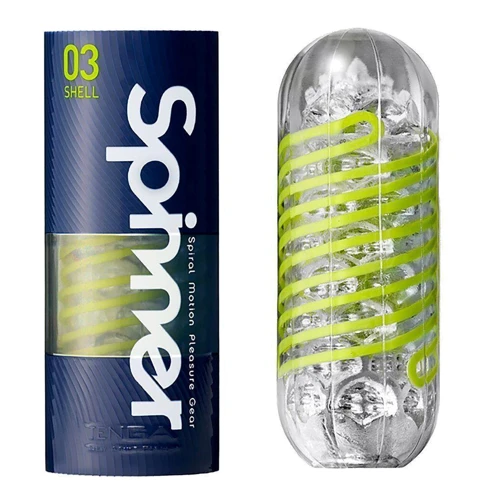 Tenga Spinner Masturbator Shell спіральний мастурбатор, 13х4.5 см
